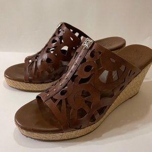 Brighton Daria Wedge Sandals - Size 9.5 M